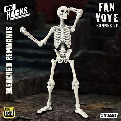 EPIC H.A.C.K.S. figurine 1/12 Skeleton Blank Bleached Remnants - Image 6