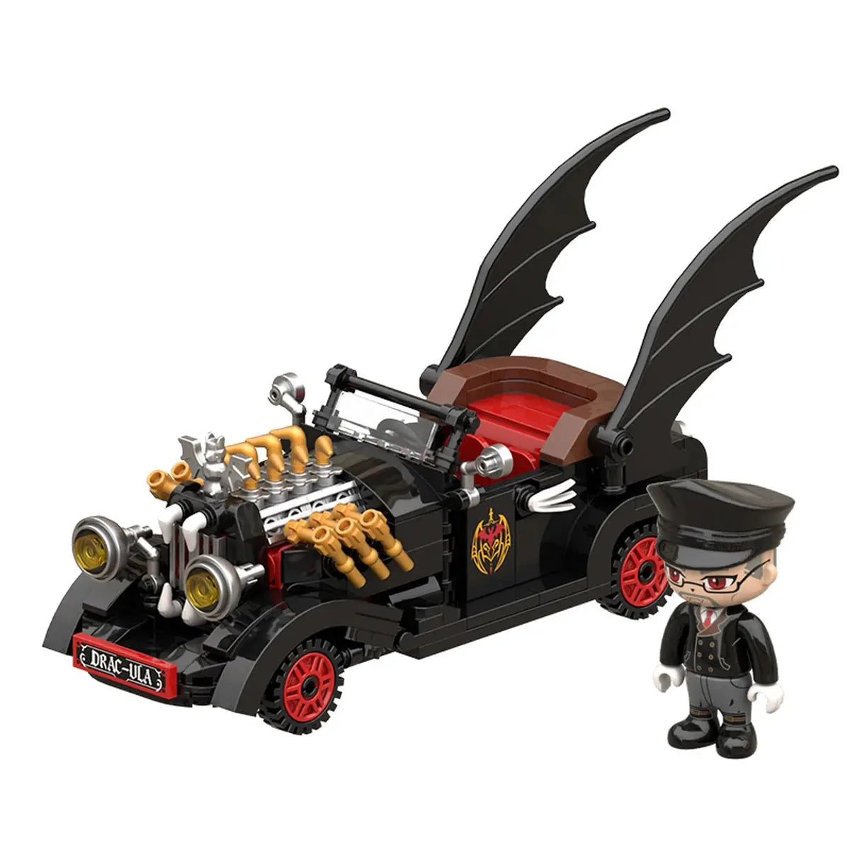 Holiday Series 85071 Halloween Vampire Vintage Car - Image 2