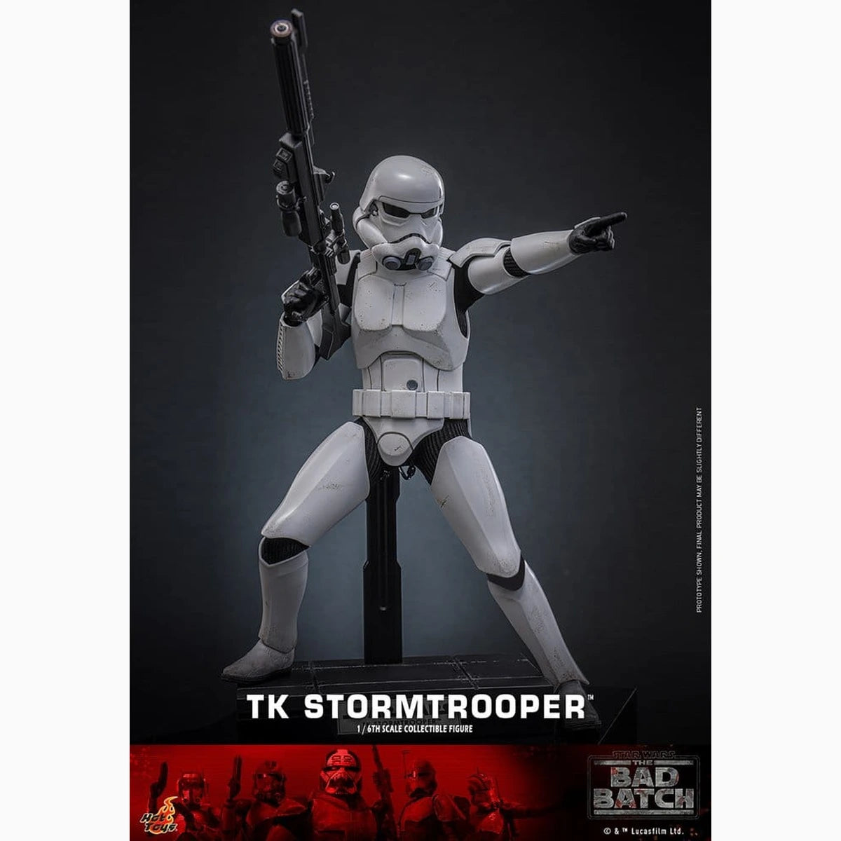 Star Wars: The Bad Batch figurine 1/6 TK Stormtrooper 30 cm - Image 5