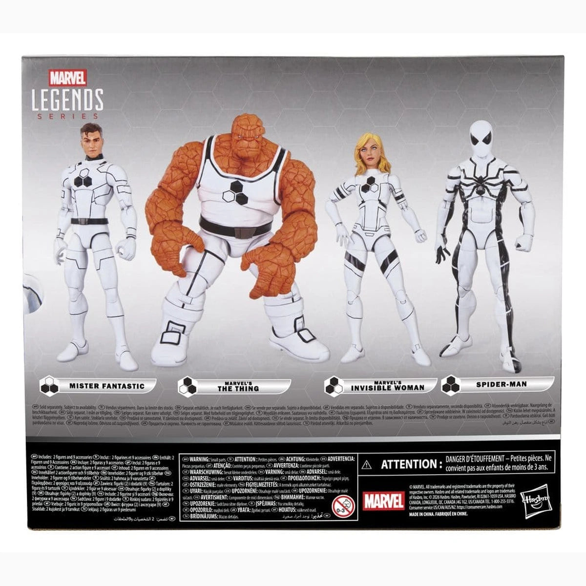 Future Foundation Marvel Legends pack 2 figurines The Thing & Invisible Woman 15 cm - Image 3