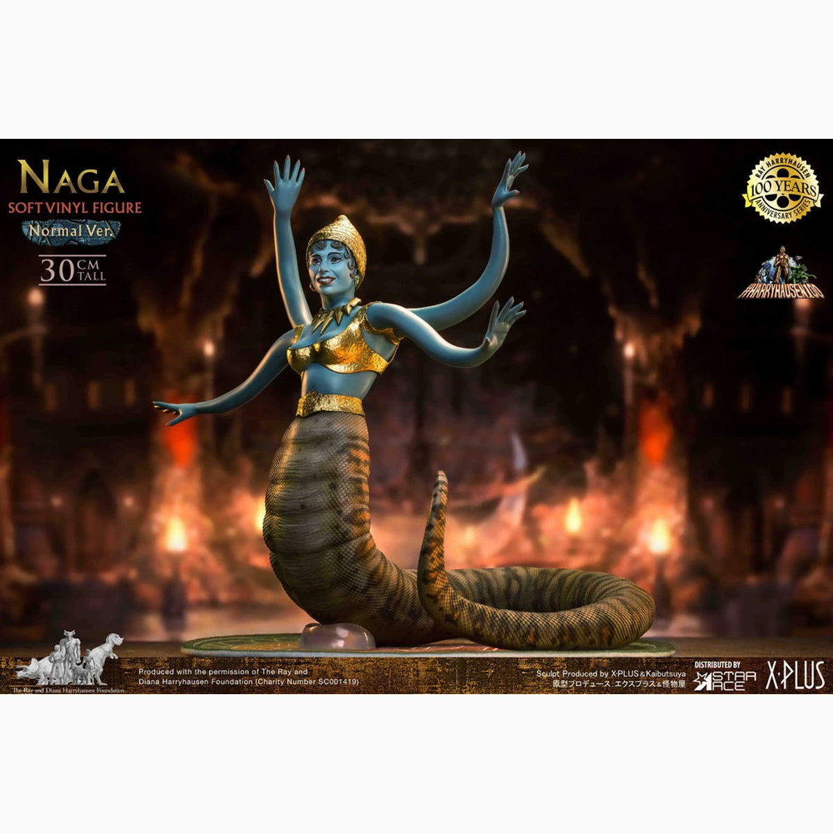 Le Septième Voyage de Sinbad statuette Soft Vinyl Ray Harryhausen's Naga (Snake Woman) Deluxe Version 31 cm - Image 5