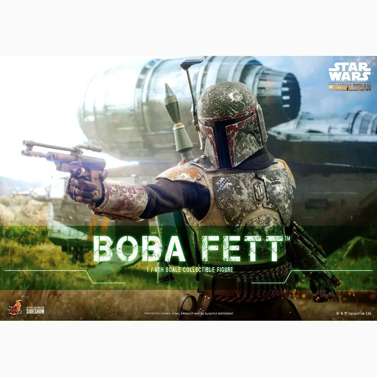 Star Wars The Mandalorian figurine 1/6 Boba Fett 30 cm - Image 3