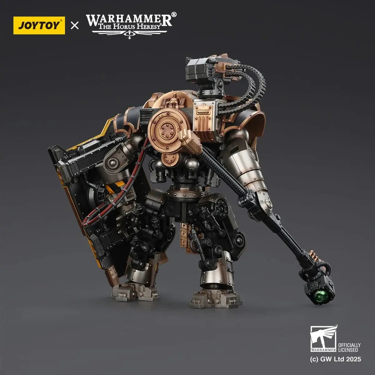 Warhammer The Horus Heresy figurine Iron Warriors Iron Circle Domitar-Ferrum Class Battle-automata with Karceri Battle Shield 24 cm - Image 4