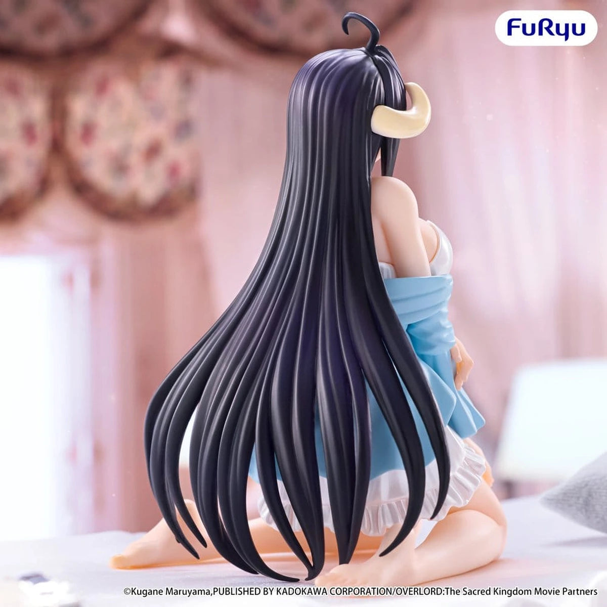 Overlord figurine PVC Noodle Stopper Albedo Loungewear Pearl White Ver. 12 cm - Image 5
