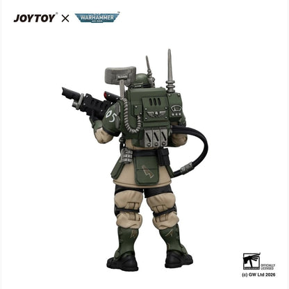Warhammer figurine Astra Militarum Kasrkin 3 with Hot-shot Lasgun and Vox-caster - Image 3
