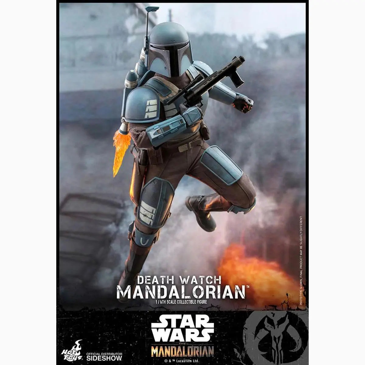 Star Wars The Mandalorian figurine 1/6 Death Watch Mandalorian 30 cm - Image 6