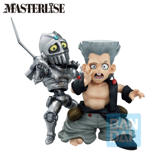 JOJO’S BIZARRE ADVENTURE STARDUST CRUSADERS STANDOOM - ICHIBANSHO FIGURE - KID POLNAREFF & KID CHARIOT