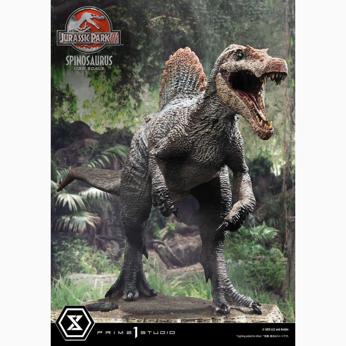 Jurassic Park III (Film) Prime Collectible Figures statue 1/38 Spinosaurus 24 cm - Image 5