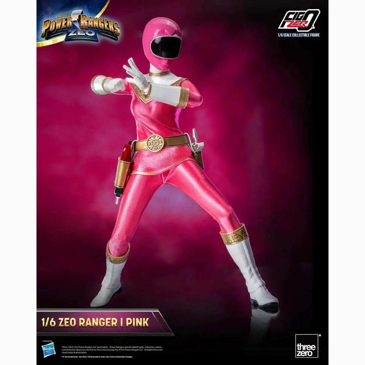 Power Rangers Zeo figurine FigZero 1/6 Ranger I Pink 30 cm - Image ajoutée 14