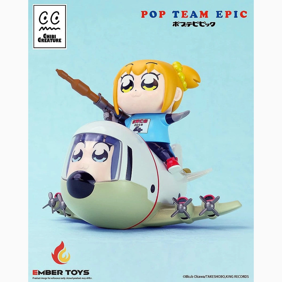 Pop Team Epic pack 2 figurines Vinyl Chibi Creature POPUKO & PIPIMI: Skeleton Competition Ver. - Image 2