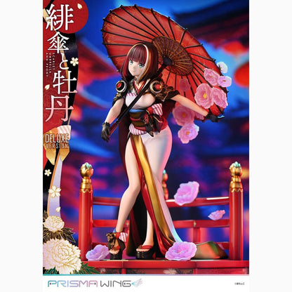 Original Illustration by Fuzichoco statuette PVC 1/7 Prisma Wing Scarlet Umbrella And Peony Deluxe Version 32 cm - Image 4