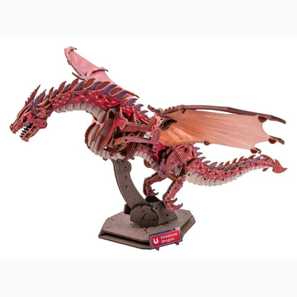 Ugears maquette en bois 3D Firestorm Dragon 43 cm - Image 1