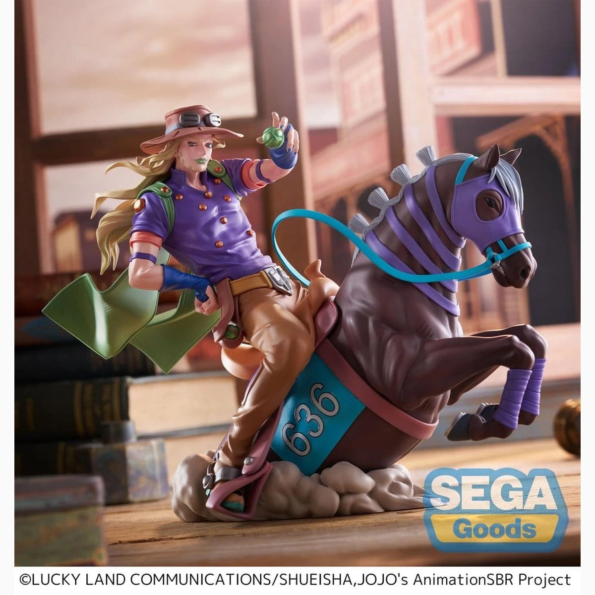 JoJo's Bizarre Adventure: Steel Ball Run XrossLinkMAX figurine PVC Gyro Zeppeli 18 cm - Image 4