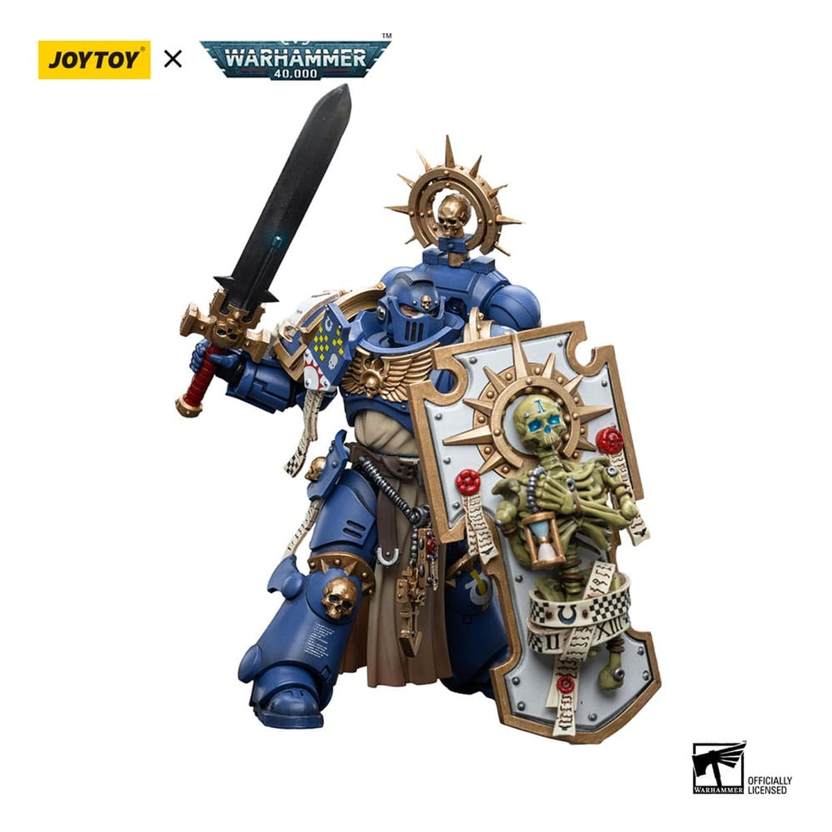 Warhammer 40k figurine 1/18 Ultramarines Primaris Captain with Relic Shield and Power Sword 12 cm - Image 4