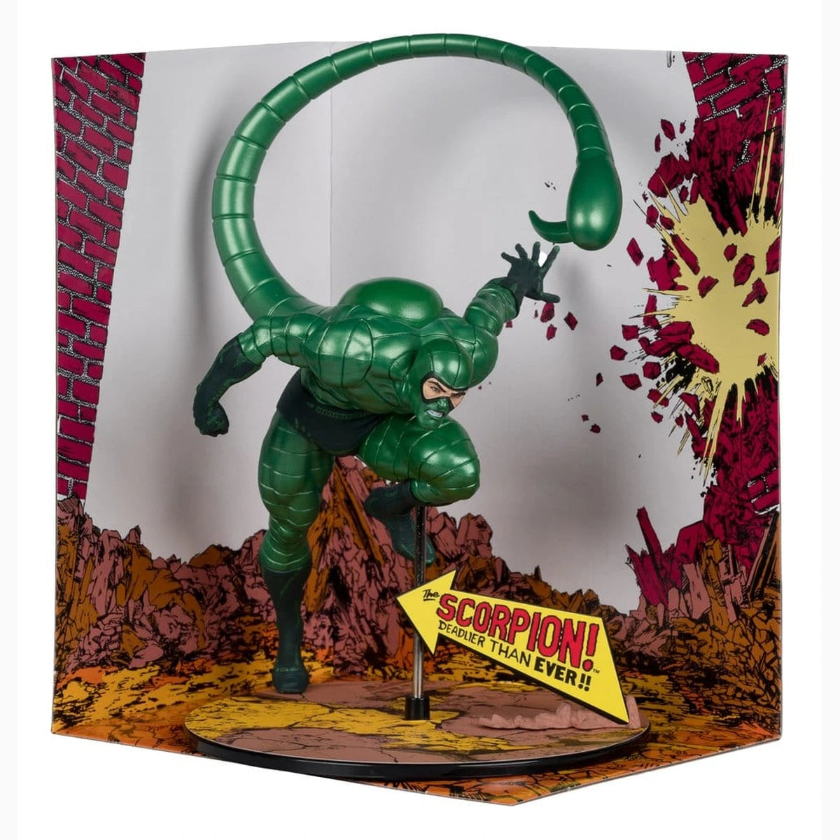 Marvel statuette PVC !/10 Scorpion (Metallic) (The Amazing Spider-Man #318) (Gold Label) 18 cm - Image 3