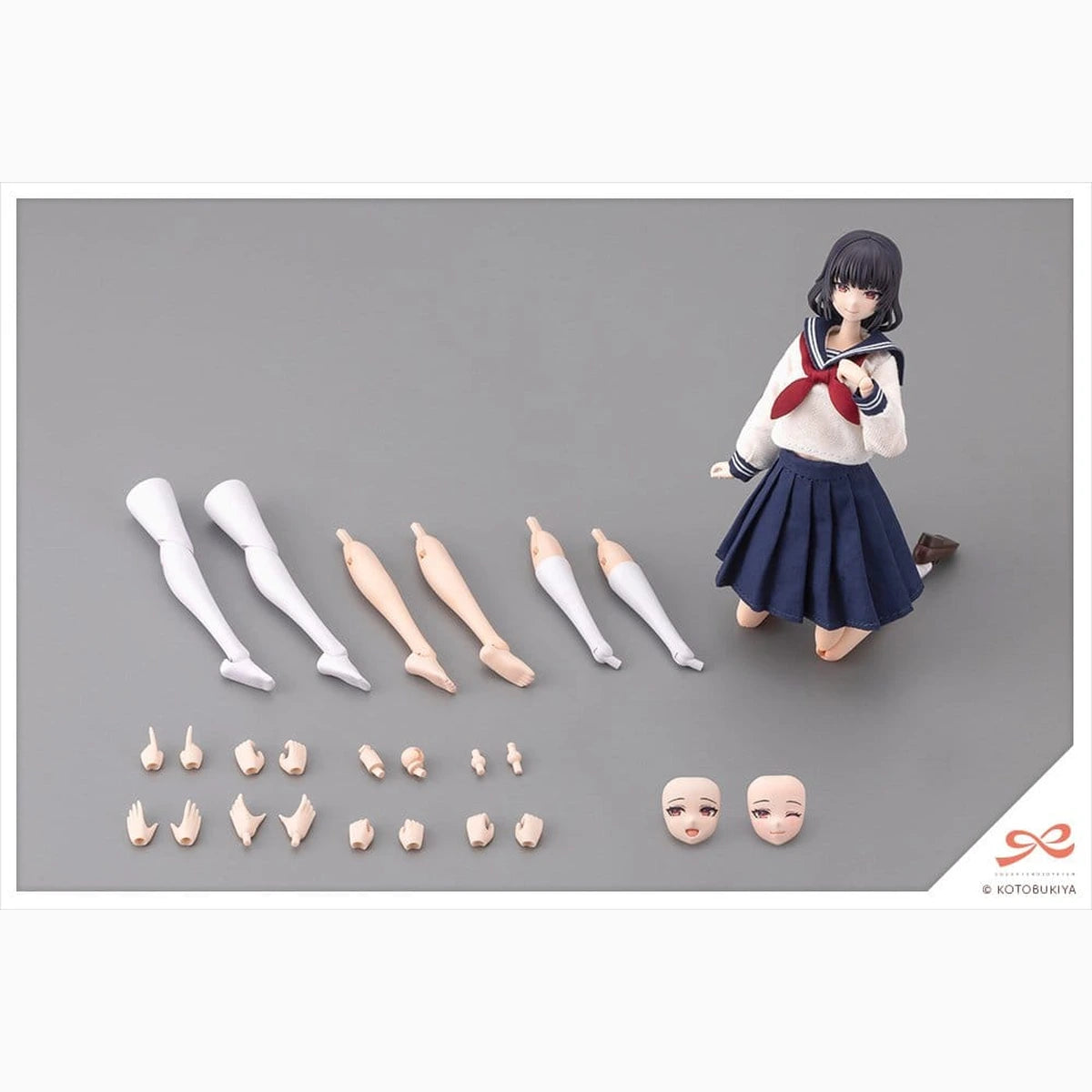 Sousaishojoteien Plastic Model Kit 1/10 Kiru Pla Kuon Yakushiji Touou High School Uniform 16 cm - Image 6