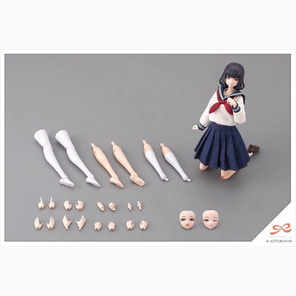 Sousaishojoteien Plastic Model Kit 1/10 Kiru Pla Kuon Yakushiji Touou High School Uniform 16 cm - Image 6