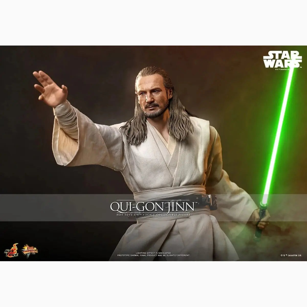Star Wars Movie Masterpiece figurine 1/6 Qui-Gon Jinn (Collector Edition) 32 cm - Image 3
