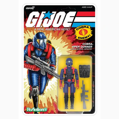 G.I. Joe ReAction+ figurine Wave 09 Cobra Viper Gunner - Image 4