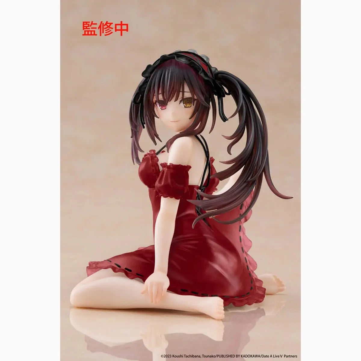 Date A Live V statuette PVC Desktop Cute Figure Kurumi Tokisaki Nightwear Ver. Renewal 13 cm - Image 1