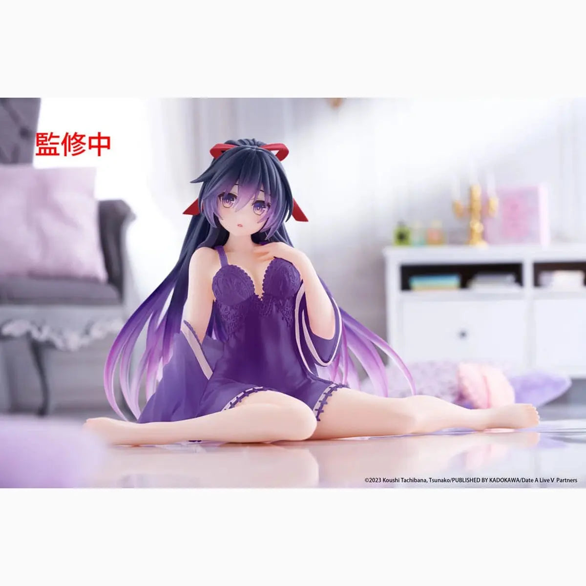 Date A Live V statuette PVC Desktop Cute Figure Tohka Yatogami Nightwear Ver. Renewal 13 cm - Image 1