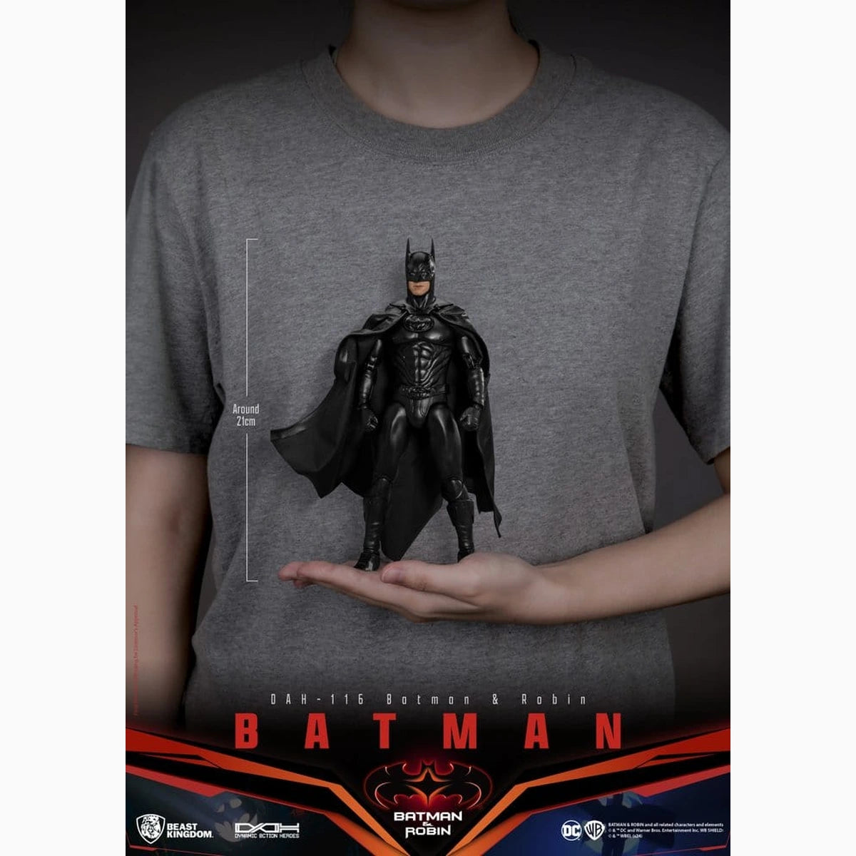 DC Comics Dynamic 8ction Heroes Figurine Batman (Batman & Robin) 21 cm - Image 6
