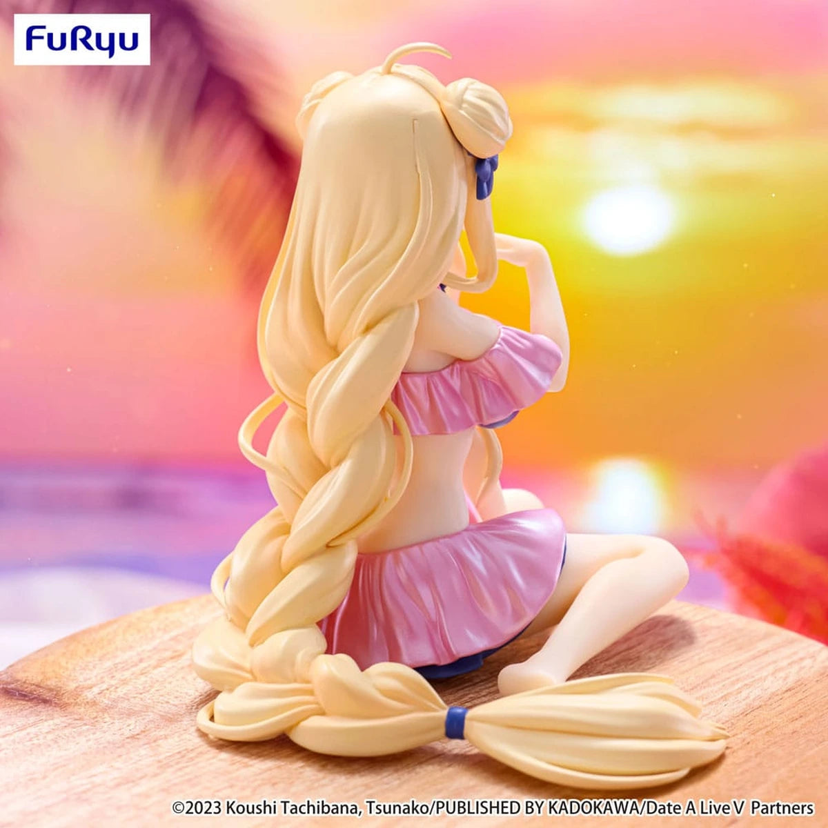Date A Live V statuette PVC Noodle Stopper Mukuro Hoshimiya Swimsuit Pastel Pink Color Ver. 13 cm - Image 5