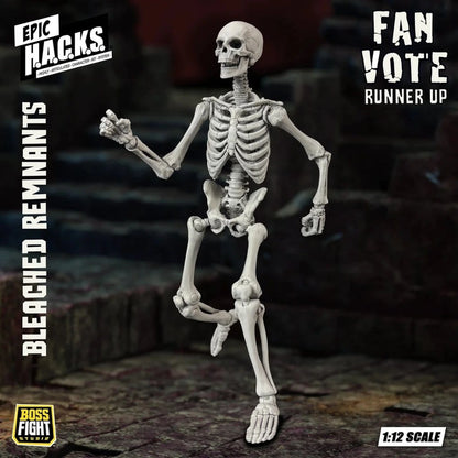 EPIC H.A.C.K.S. figurine 1/12 Skeleton Blank Bleached Remnants - Image 1