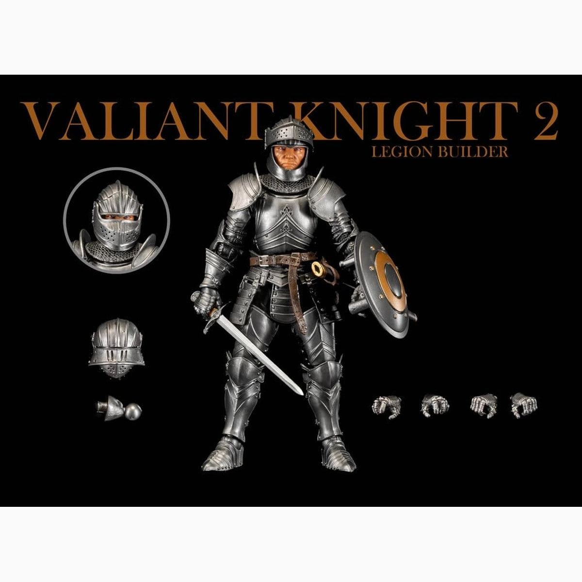 Mythic Legions: Reinforcement 3 figurine Valiant Knight 2 Legion Builder - Image 3
