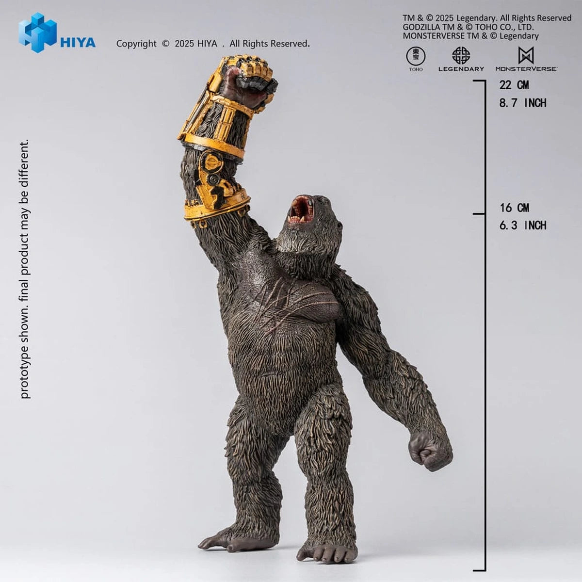 Godzilla x Kong The New Empire statuette PVC Stylist Series Kong B.E.A.S.T. Glove Version 22 cm - Image 3