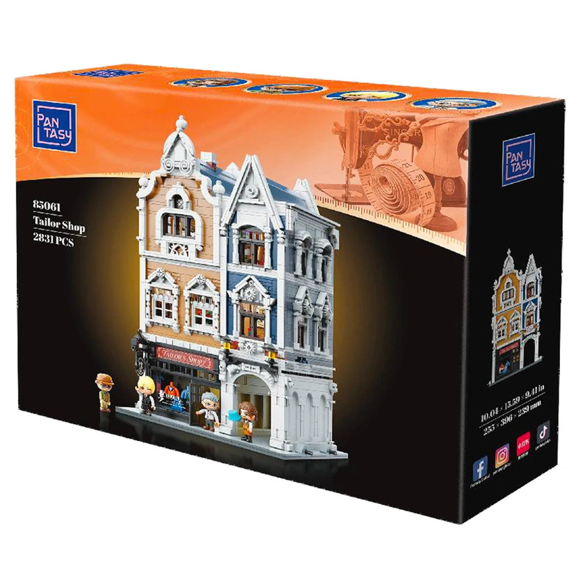 Modular Building Pantasy 85061 Tailor Shop 40cm - Image 2