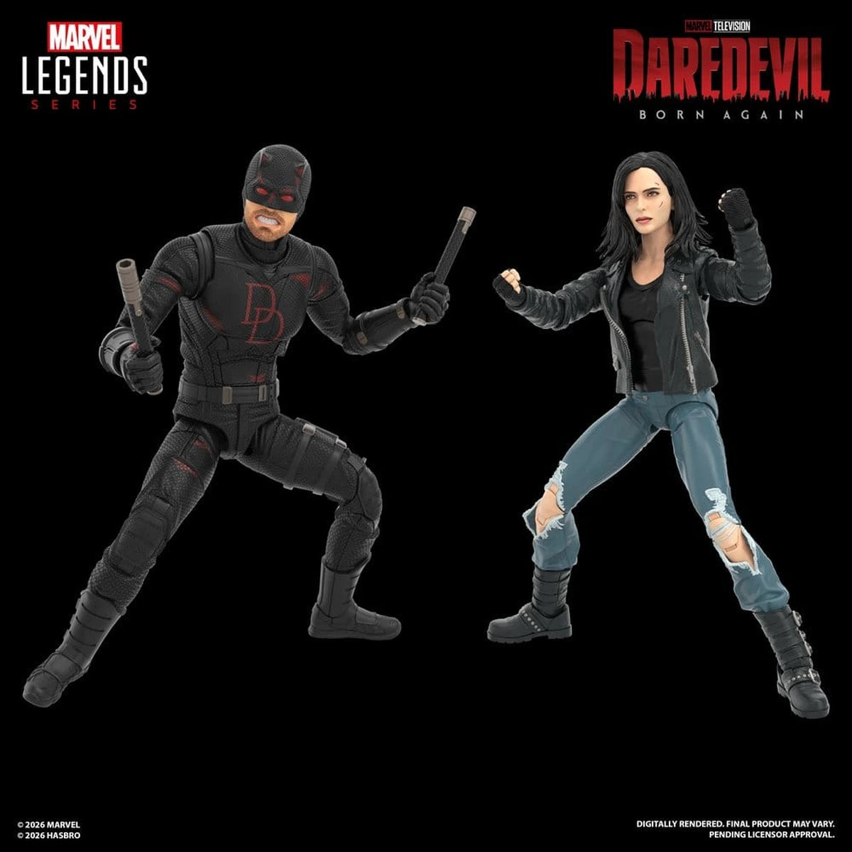 Daredevil: Born Again Marvel Legends pack 2 figurines Daredevil & Jessica Jones 15 cm - Image 6