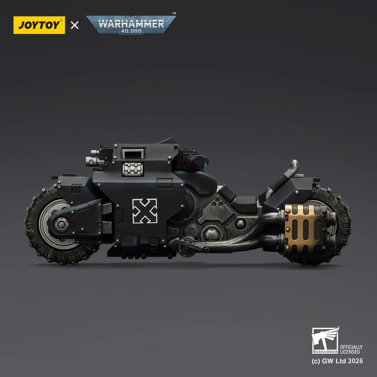 Warhammer 40,000 Raider-pattern Combat Bike Raven Guard with twin-linked bolt rifles 22 cm - Image 5
