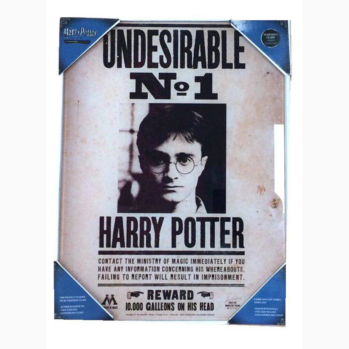 Harry Potter Affiche en verre Undesirable No. 1 30 x 40 cm - Image 1