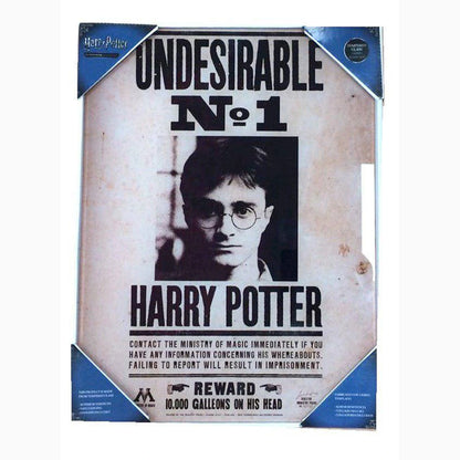 Harry Potter Affiche en verre Undesirable No. 1 30 x 40 cm - Image 1