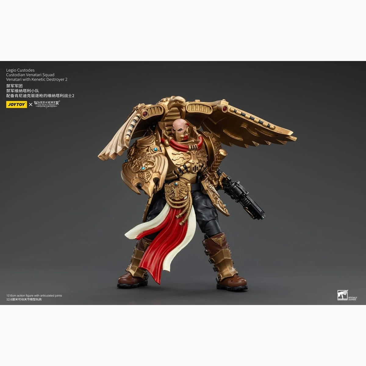 Warhammer The Horus Heresy figurine 1/18 Legio Custodes Custodian Venatari Squad Venatari with Kenetic Destroyer 2 13 cm - Image 6