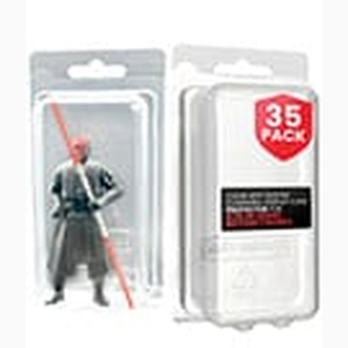 Pack 35 boîtes de protection Clamshell en PET pour figurines articulées XL - Image 2