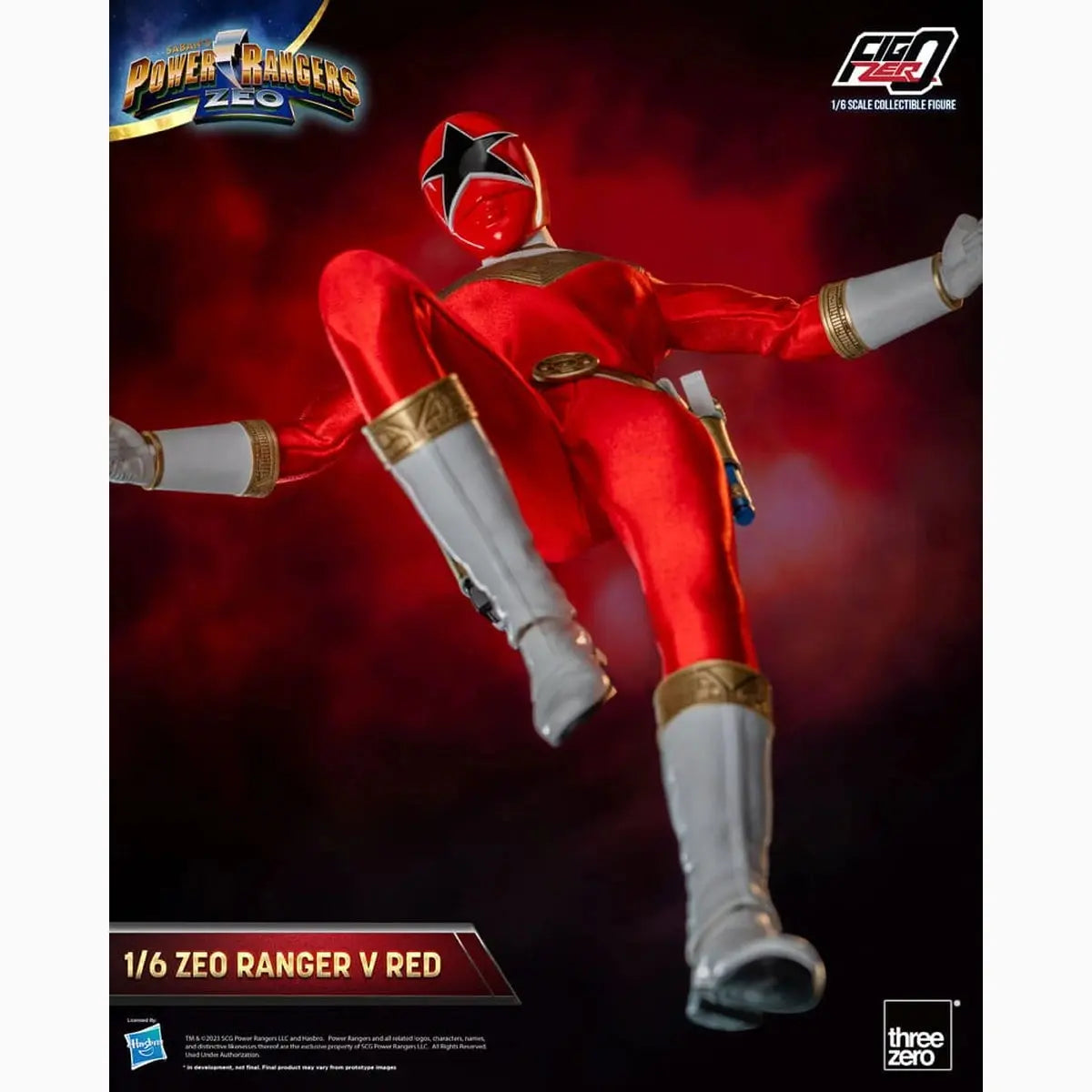 Power Rangers Zeo figurine FigZero 1/6 Ranger V Red 30 cm - Image ajoutée 14