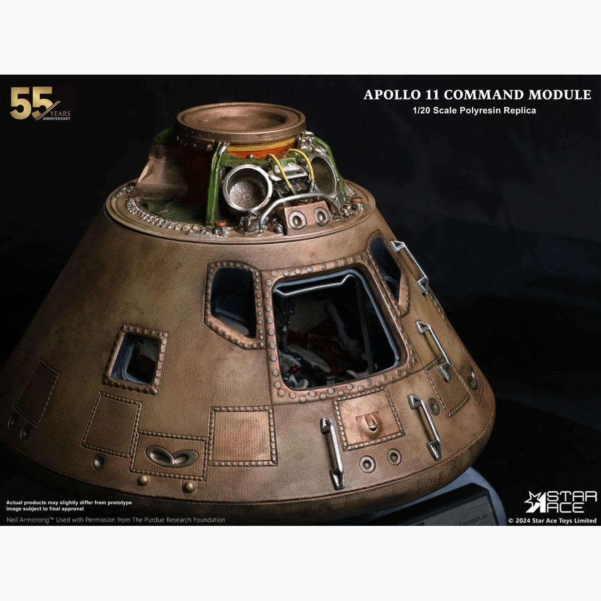 Apollo 11 réplique 1/20 Command Module (DX) 20 cm - Image 3
