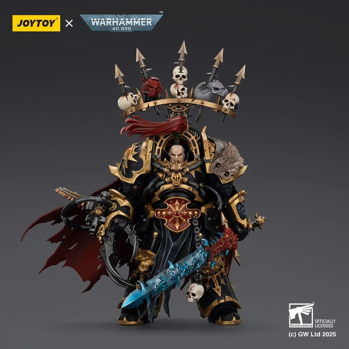 Warhammer 40,000 figurine  Black Legion Abaddon the Despoiler with Drach'nyen and the Talo 16 cm - Image 4