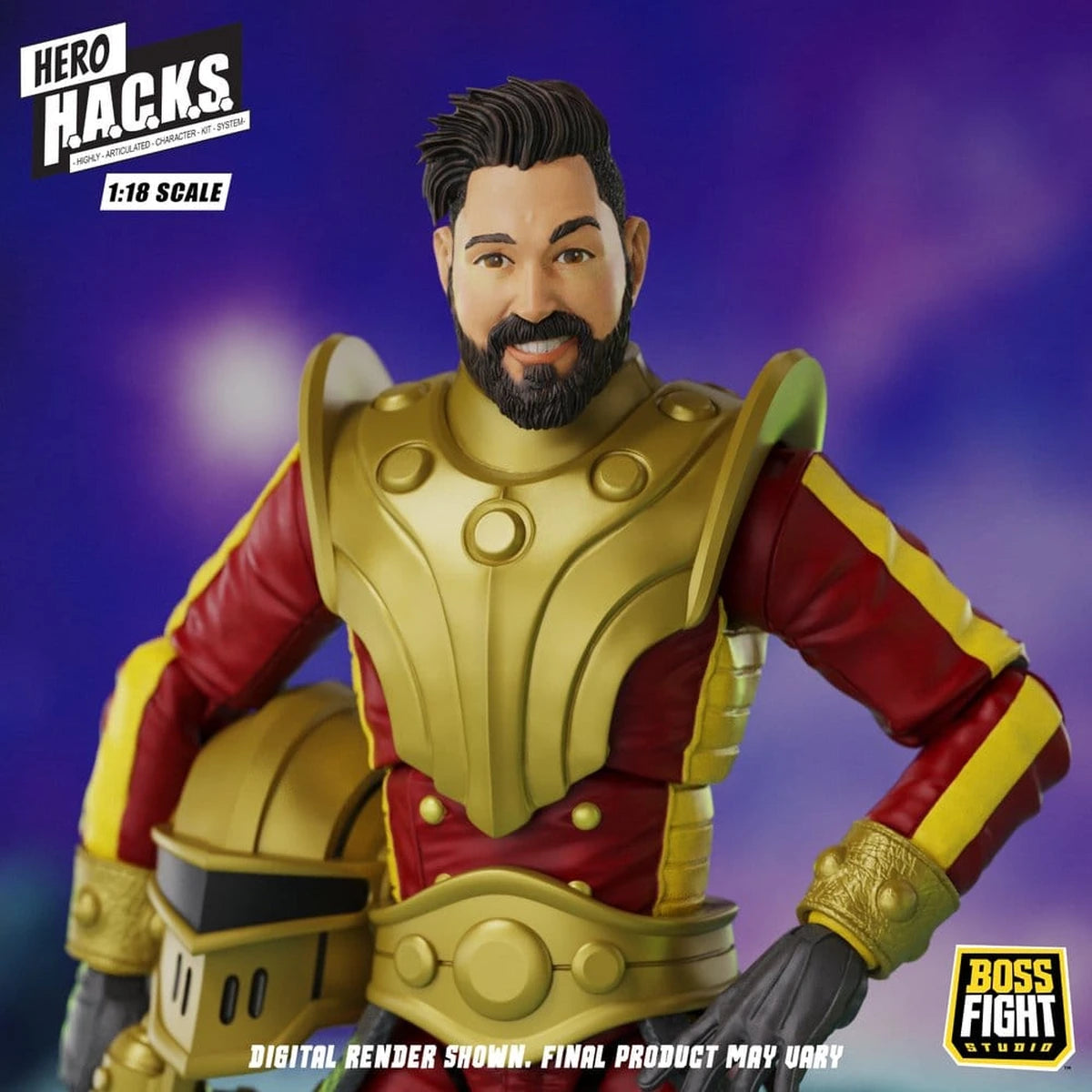 Hero H.A.C.K.S. Core figurine 1/18 Heroes and Villains Wave 1 Stellar Guard: Cosmic Defender of Accord - Image 5