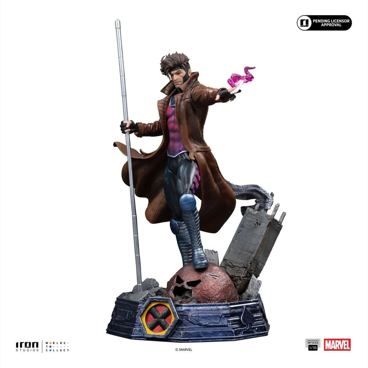 Marvel Gambit Unleashed Art Scale statuette 1/10 Gambit 28 cm - Image 3