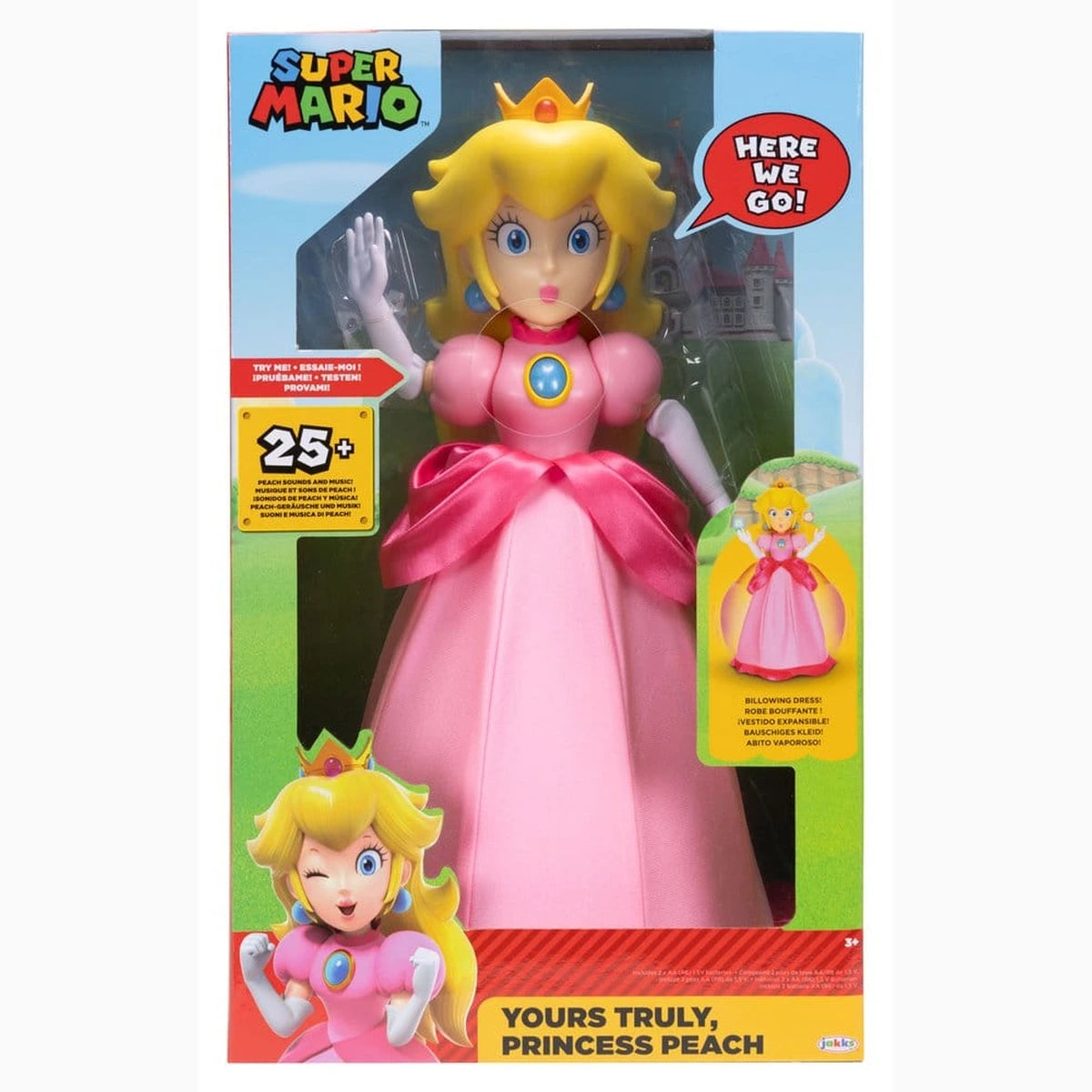 Super Mario figurine parlante Yours Truly Princess Peach 36 cm - Image 5