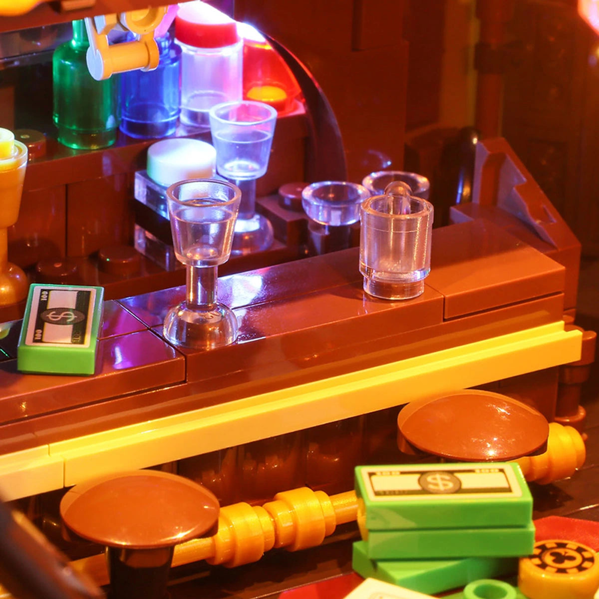Lumibricks The Old West 14019 Fortune Club Saloon - Image 3