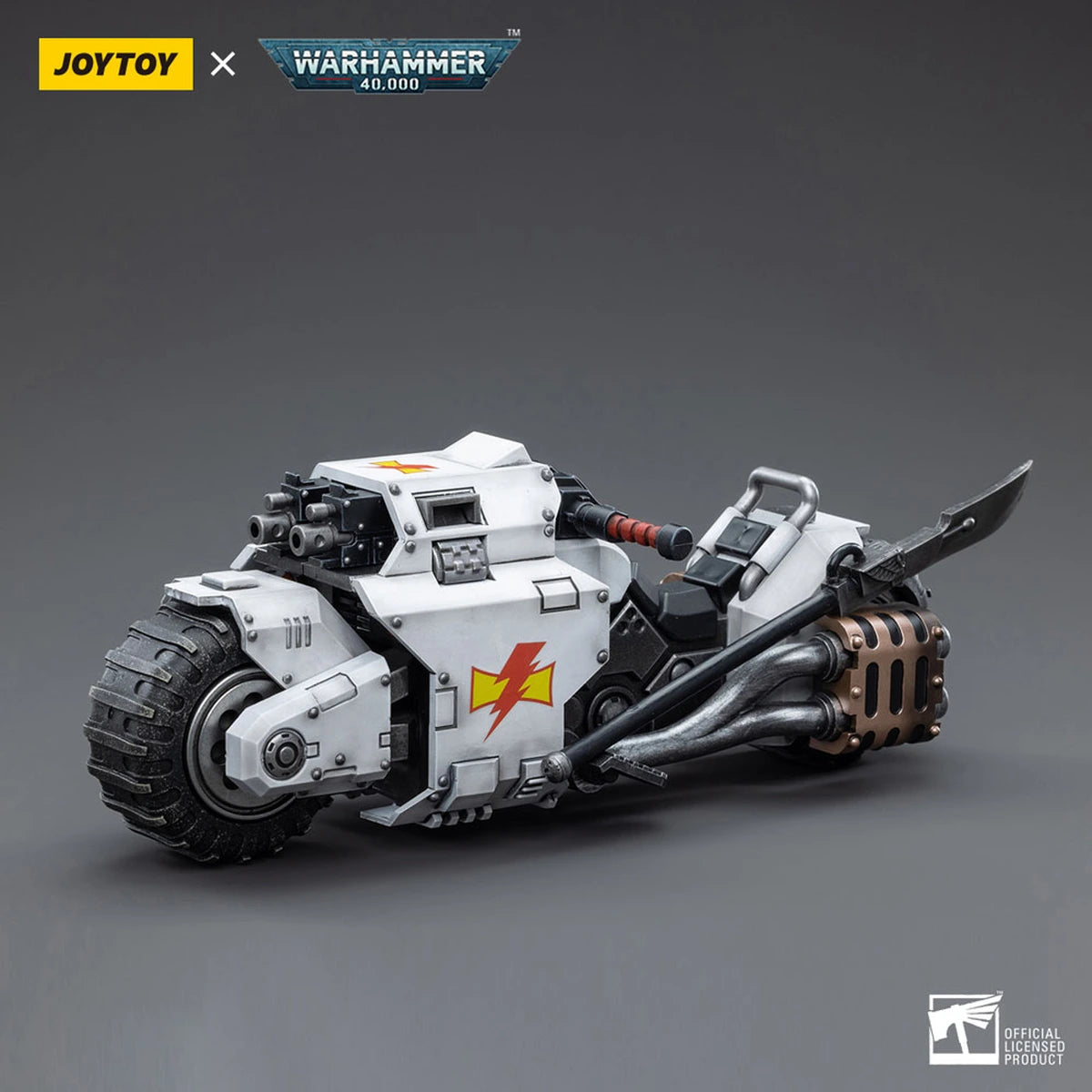 Warhammer 40k véhicule 1/18 White Scars Raider-pattern Combat Bike 22 cm - Image 3