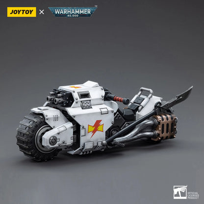 Warhammer 40k véhicule 1/18 White Scars Raider-pattern Combat Bike 22 cm - Image 3