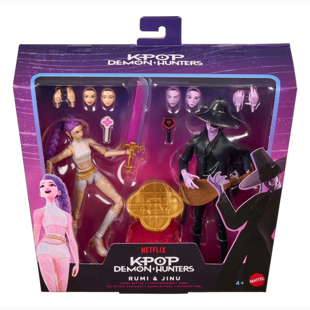 KPop Demon Hunters pack de 2 figurines Rumi & Jinu (Final Battle) 15 cm - Image 4