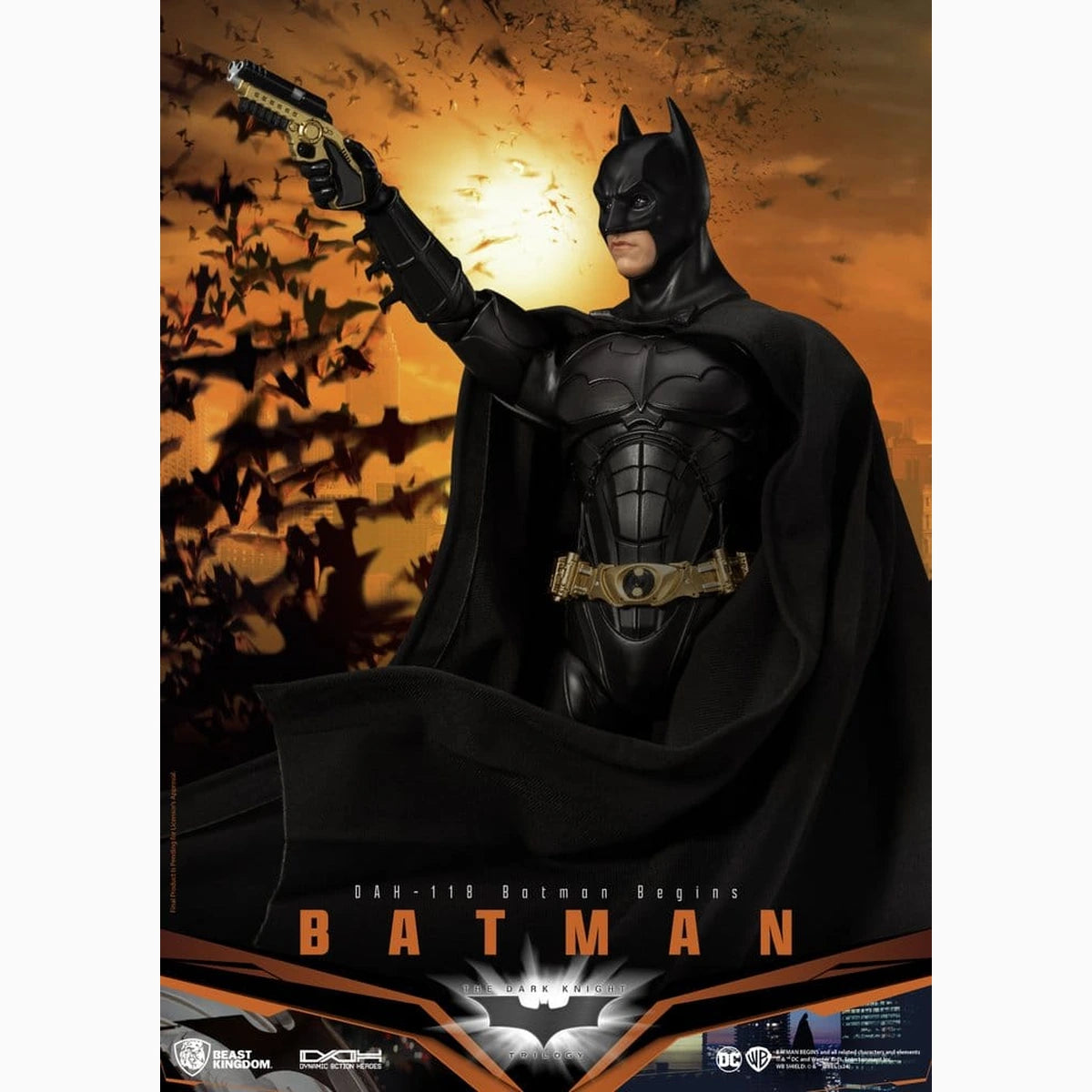 DC Comics Dynamic 8ction Heroes Figurine Batman (Batman Begins) 21 cm - Image 5