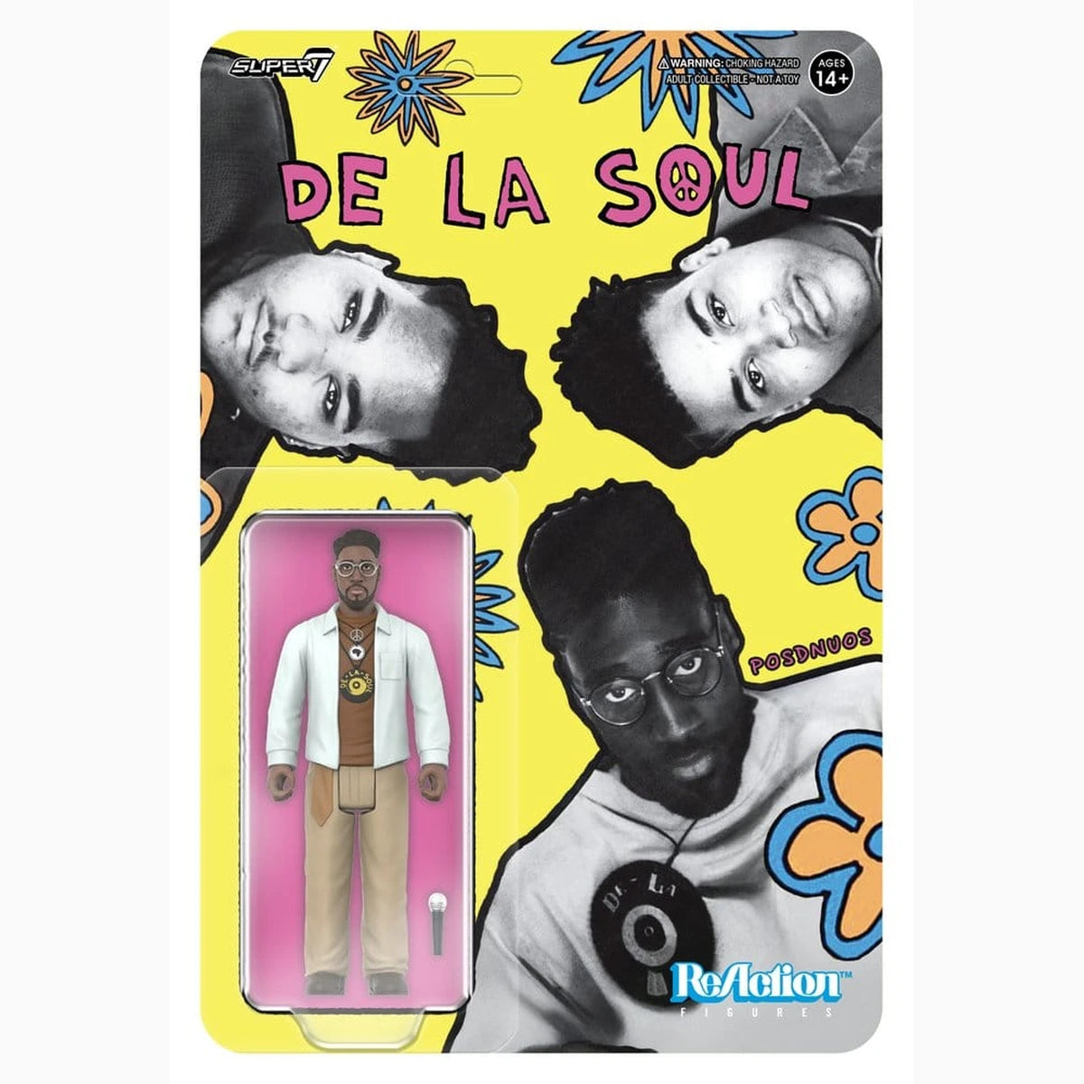 De La Soul ReAction figurine Wave 01 Kelvin "Posdnuos" Mercer (Me, Myself & I) - Image 1