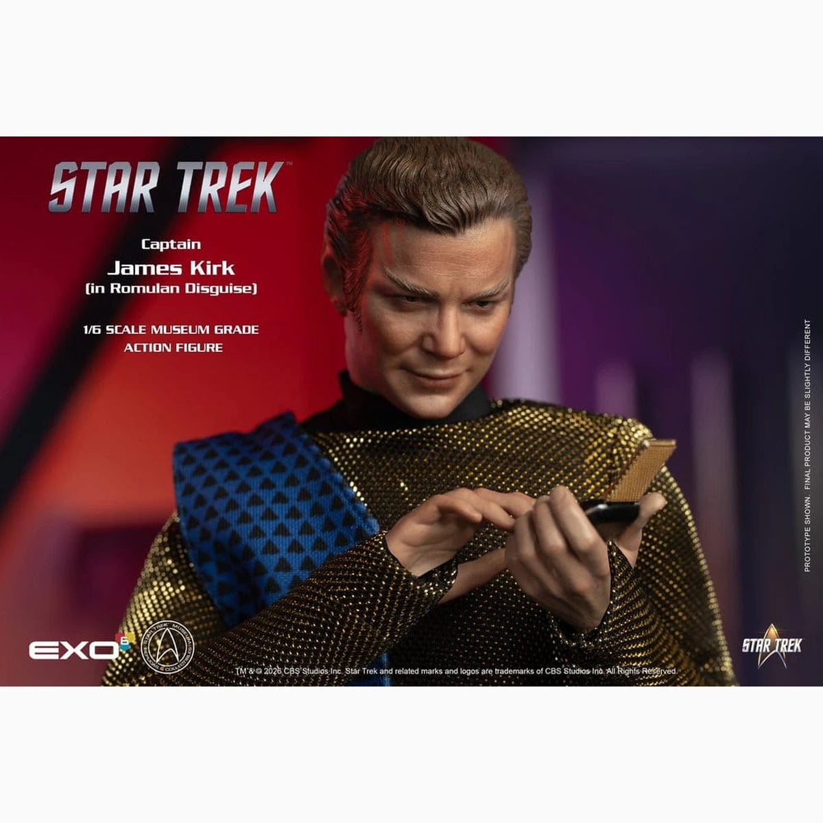 Star Trek figurine 1/6 Captain James T. Kirk (Romulan Disguise) 29 cm - Image 5
